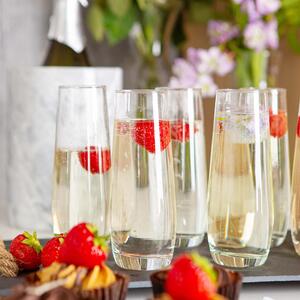 Corto Stemless Champagne Flutes - 230ml