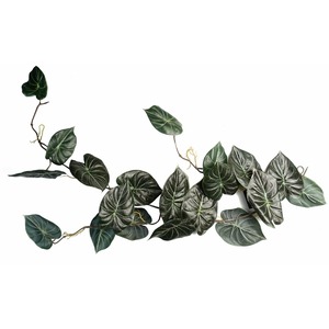 Leaf Artificial Trailing Hanging Plant Realistic Alocasia  Dark