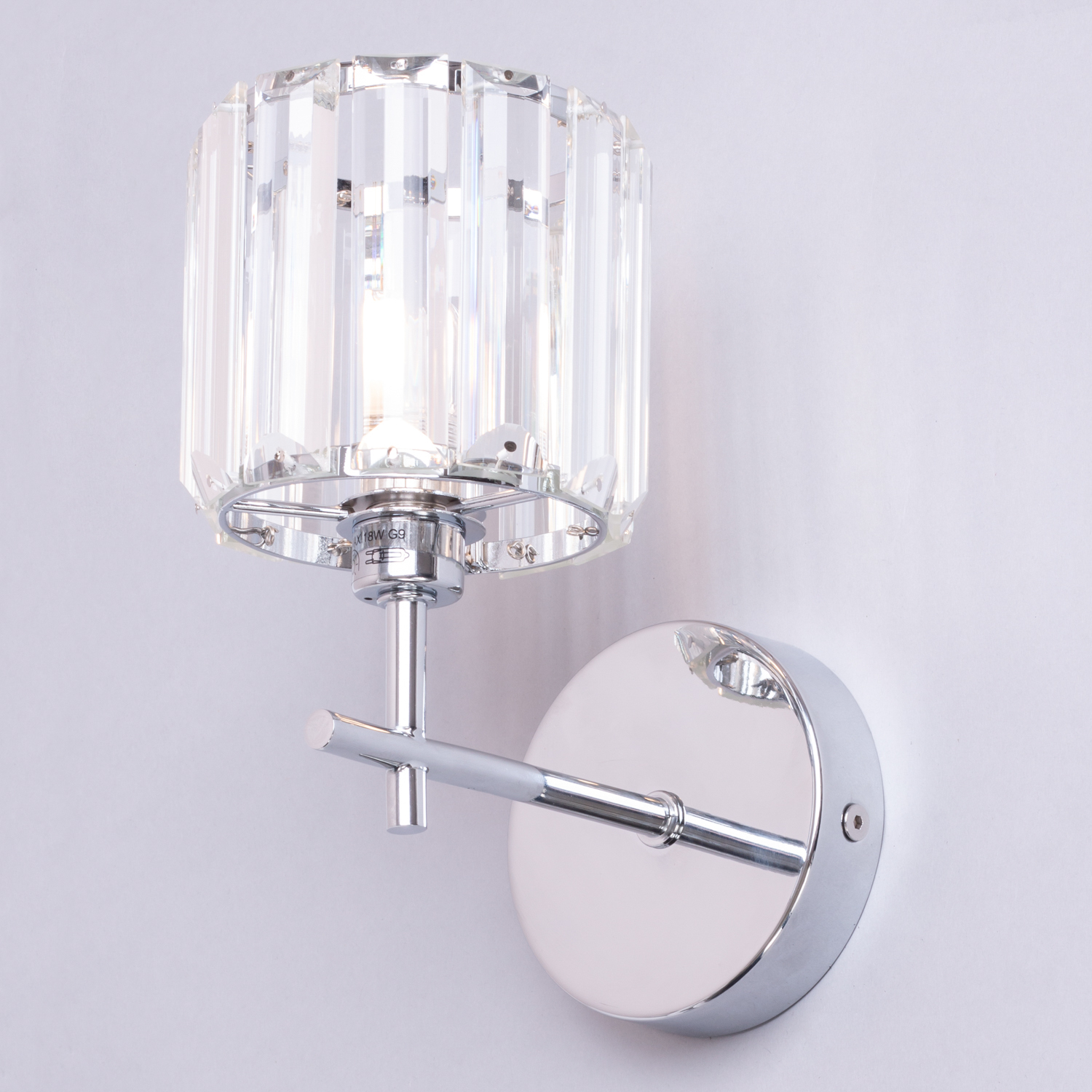 Skydda Bathroom 1 Light Wall Light - Chrome