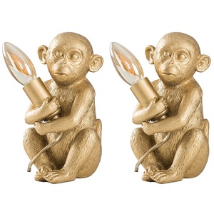 Georgina Monkey Table Lamps - Set of 2
