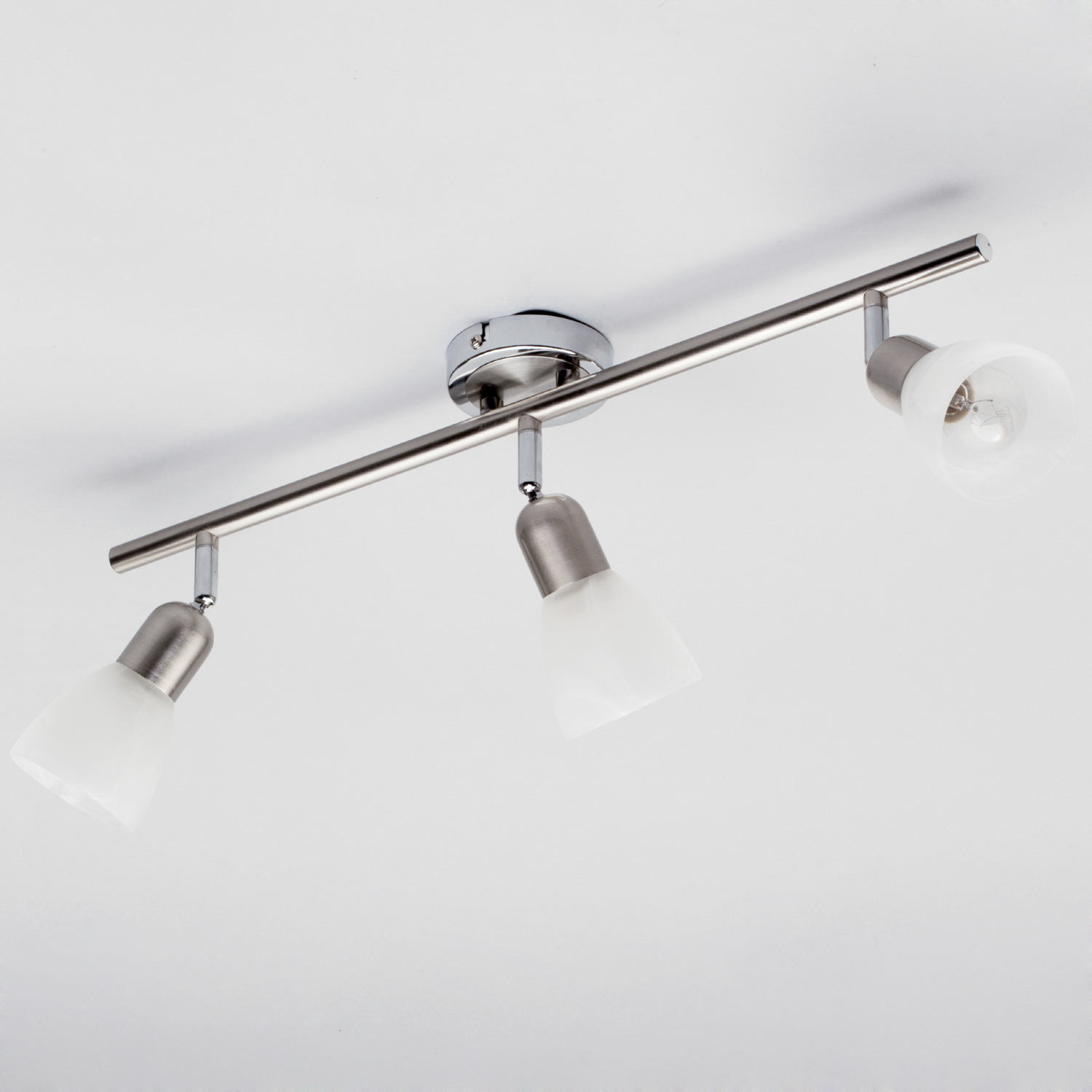 Rousse 3 Light Ceiling Spotlight Bar - Satin Nickel