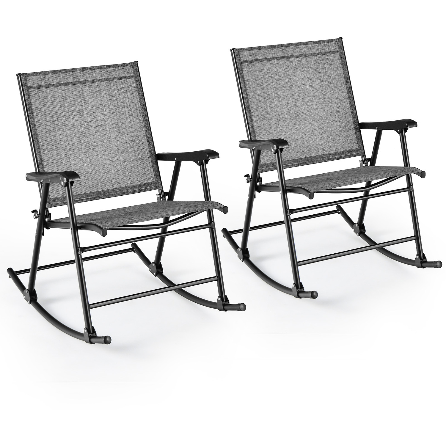 2 Piece Folding Rocking Chair