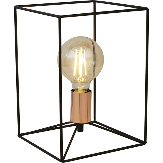 Geometric Wire Table Lamp