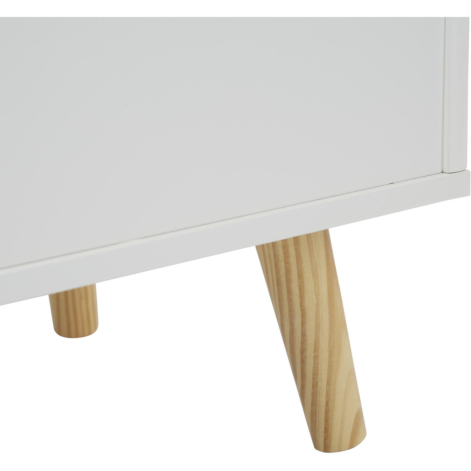 Kids White Bookcase And Toy Storage Cabinet - White