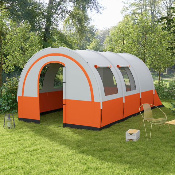 Outsunny 3000mm Waterproof Camping Tent for 5-6 Man