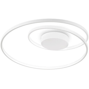 OZ Dimmable Swirl Integrated LED Semi Flush Light