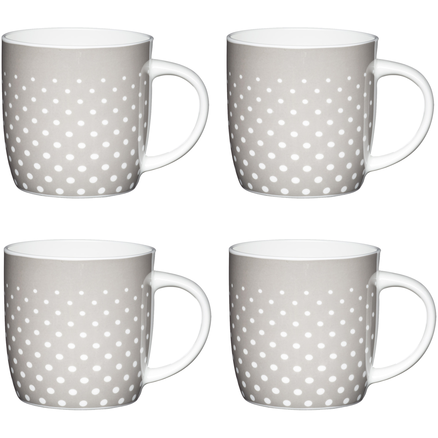 Image of KitchenCraft Mugs Polka x 4 -&hellip;