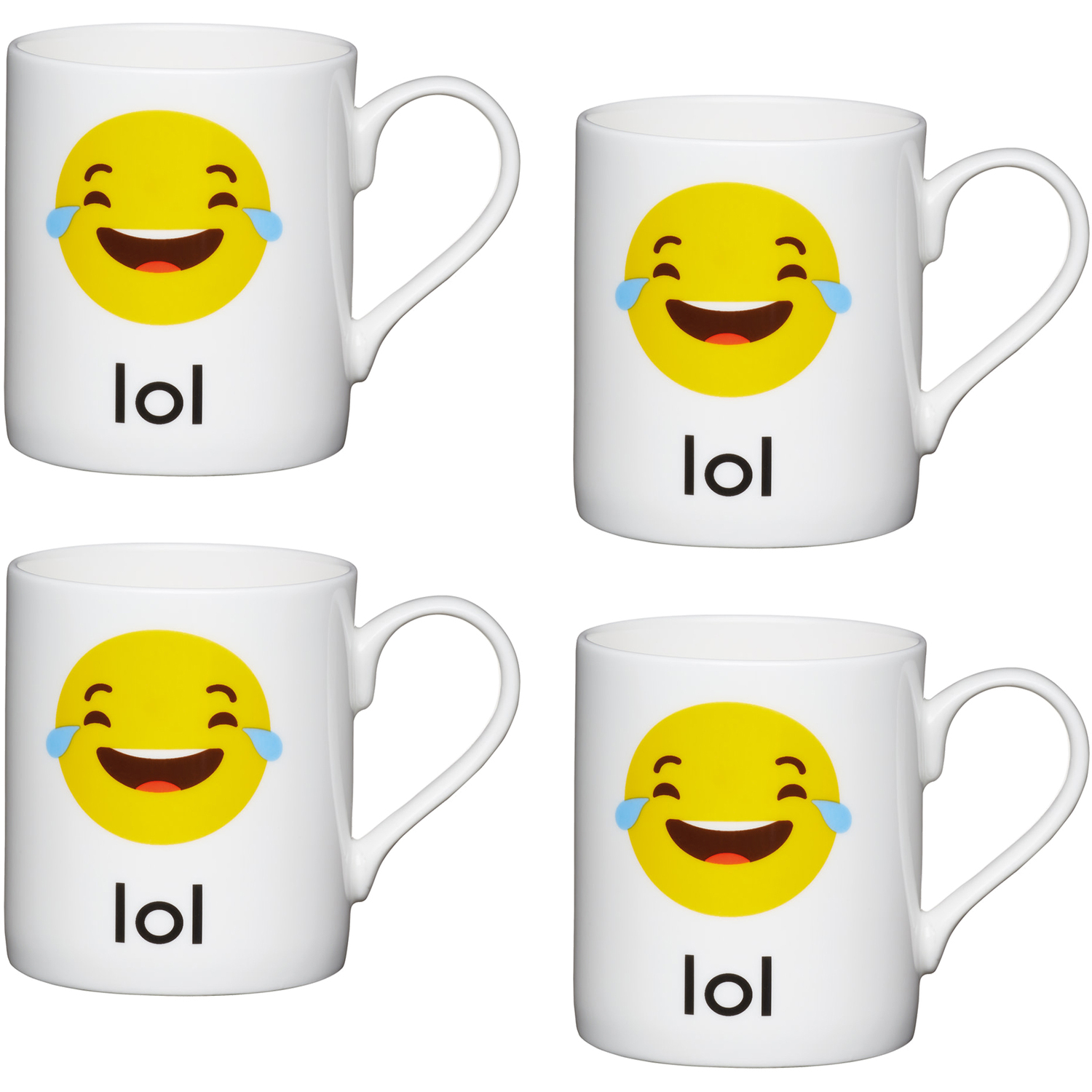 Image of KitchenCraft Mini Mugs x4 - Mixed