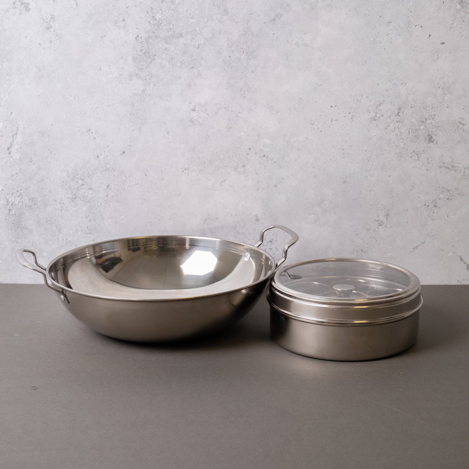 Image of 2pc Indian Cooking Set with Large&hellip;