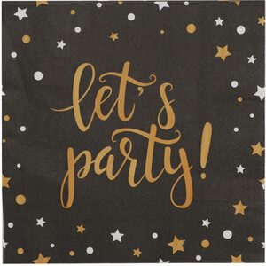 Pack of 16 Lets Party Napkins
