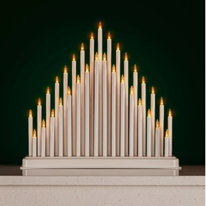 Christmas Candle Bridge Decoration Pre-Lit