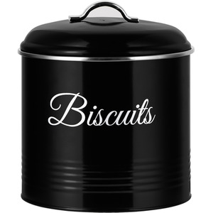 Round Biscuit Tin With Air Tight Lid