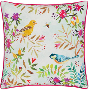 Daisy Hill Willow Birds Printed Cushion Cover