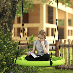 AIYAPLAY Nest Swing Kids Tree Seat 100cm Ropes Outdoor Playground