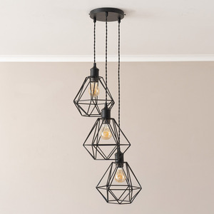 Diablo 3 Drop Cluster Ceiling Pendant Light