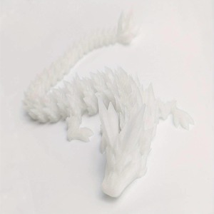 Glow in the Dark Dragon Figurine 3D Printed