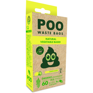 MPets Poo Bags Dog Waste Lemon Scent 60 bags