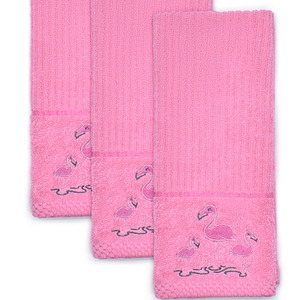 Pack of 3 Flamingo Design Tea Towels