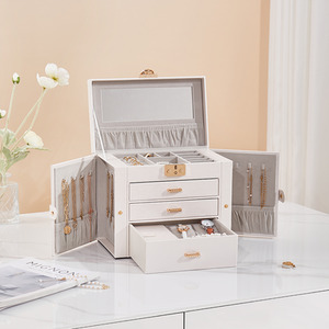 Portable Jewellery Box with Compartments