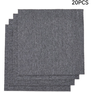 Livingandhome 20Pcs PP Carpet Tiles