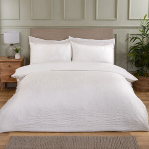 Waffle Block Duvet Set