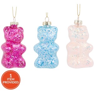 Glitter Bear Hanging Decoration