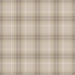 Traditional Check Wallpaper in Camel