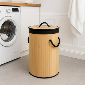 Bamboo Laundry Washing Basket
