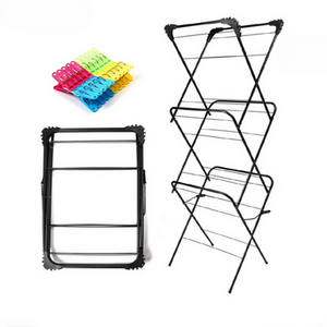 3 Tier Clothes Dryer Airer Foldable Laundry Rack