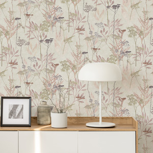 Pink Superfresco Easy Solstice Floral Wallpaper shot 10903816