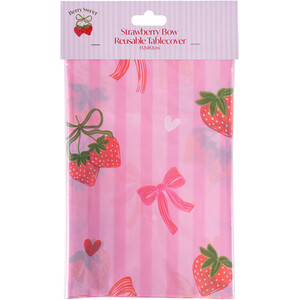 Strawberry Bow Table Cover