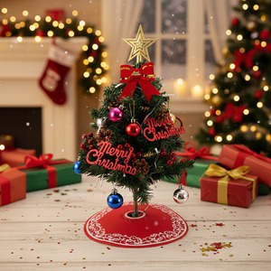 Lifeideas Pre-Lit Mini Christmas Tree 29*55cm