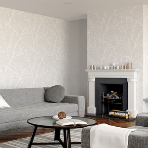 Superfresco Easy Innocence Branch Metallic Wallpaper