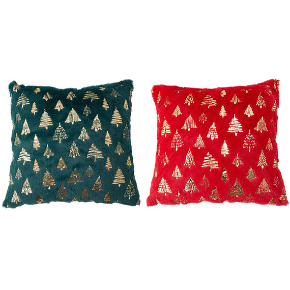 2 Pack Single Sided Christmas Themed Throw Pillows