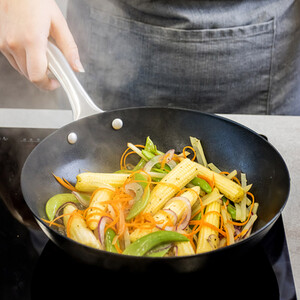 MasterClass Induction Ready 24.5cm Wok