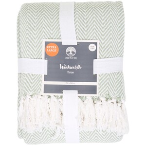 Winkworth Herringbone Pattern Throw