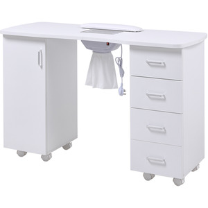 Manicure Table with Dust Collector and Storage