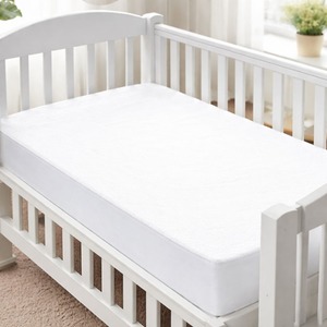 Premium Waterproof Cot Mattress Protector - Brushed Cotton
