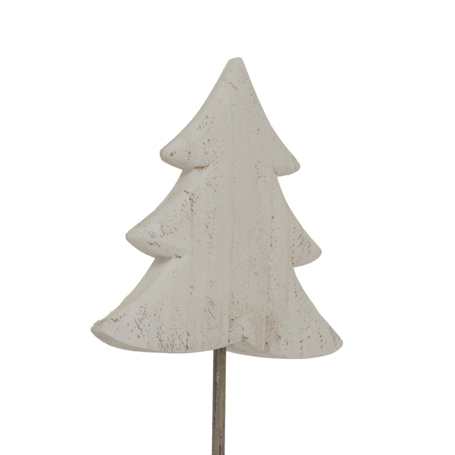 Large Whitewashed Rustic Tree Decor Farmhouse Coastal Style - White
