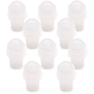 Rock Quartz Gemstone Roller Tip for Essential Oil Bottles