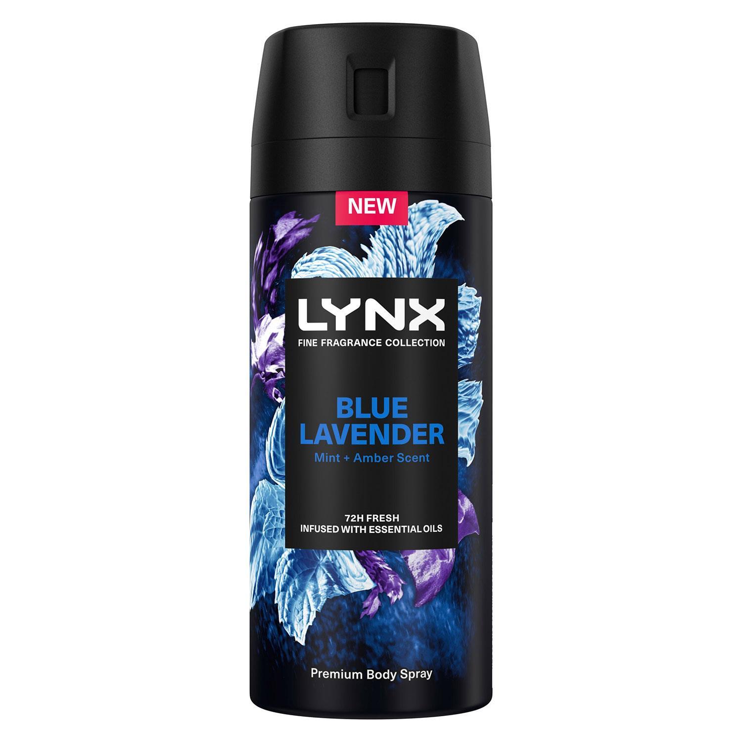 Lynx Fine Fragrance Collection Blue Lavender Premium Deodorant Bodyspray 150 Ml - Image 8