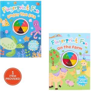 Fingerprint Fun Colouring Book
