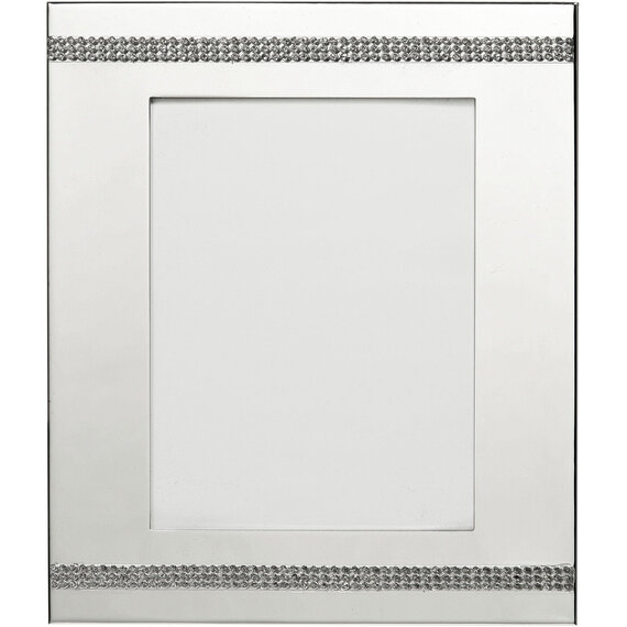 Opulence Silver Plate Steel 4 x 6 Photo Frame
