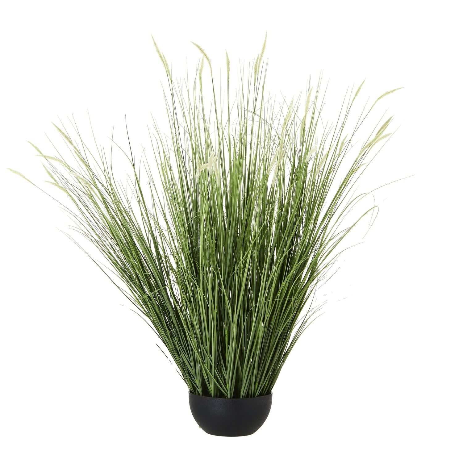 Large Artificial Onion Grass Pot Not Included - Green