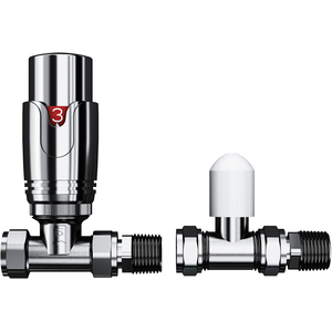Silver Towel Radiator Valves