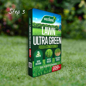 Gro-Sure 3-Step Lawn Care Kit - Feed, Patch & Ultra Green