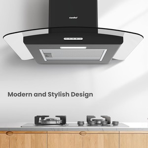 Chimney Cooker Range Hood Kitchen Extractor with 3 Speed Modes