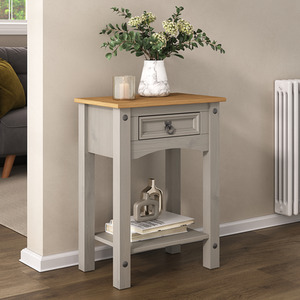 Corona Grey 1 Drawer Console Table