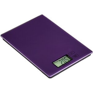Zing Purple Glass Kitchen Scale
