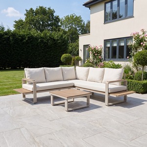 Linden Outdoor Corner Lounge Set and Table